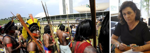 Até o final do ano, lideranças indígenas de todo o país realizarão manifestações semanais em Brasília; o movimento critica a indicação da senadora Kátia Abreu (PMDB-TO) ao Ministério da Agricultura e pede a derrubada da  PEC 215, que transfere para o Legislativo o poder de demarcar as regiões