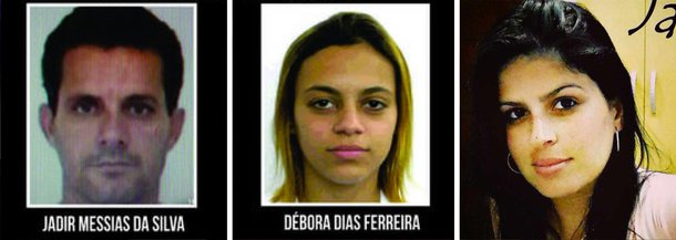 O Portal dos Procurados do Disque-Denúncia lançou recompensa de R$1 mil por informações que levem à captura da dupla Jadir Messias da Silva e Débora Dias Ferreira, suspeitos de participar da prática de aborto que resultou na morte da auxiliar administrativa Jandyra Magdalena dos Santos Cruz, de 27 anos, em Campo Grande, na zona oeste fluminense