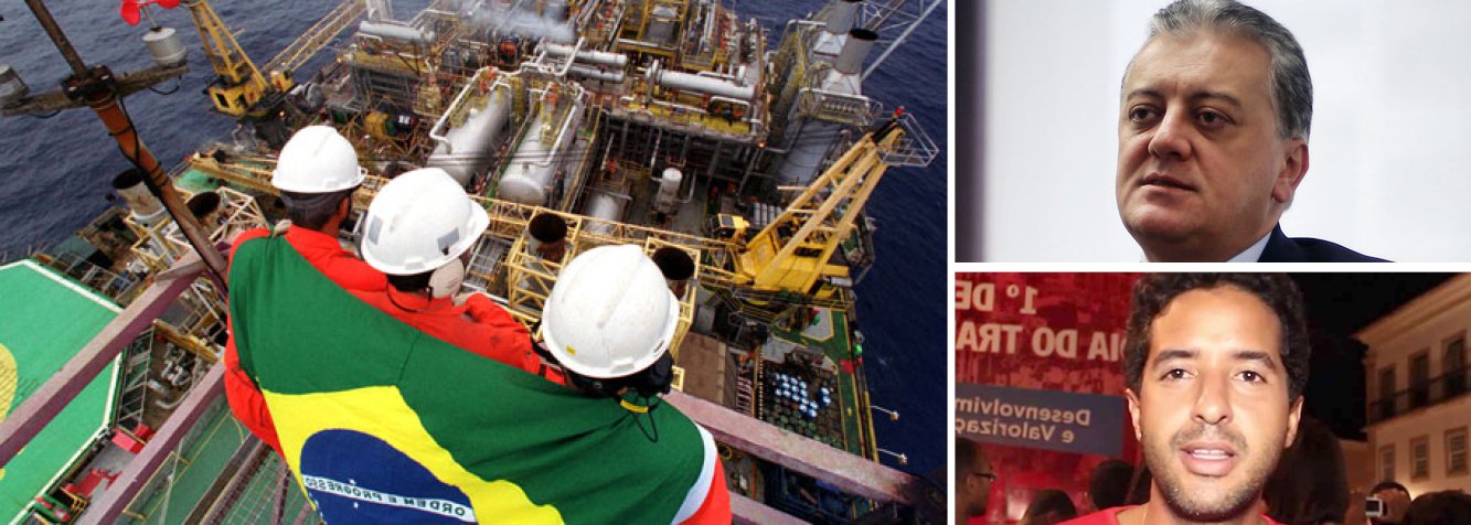 Petroleiro eleito para Conselho de Administração da estatal nega apoio a revisão do modelo de partilha do pré-sal e fim da política de conteúdo nacional; "Como tem o governo federal como acionista majoritário, a Petrobras tem um grande papel social a cumprir", diz Deyvid Bacelar; "Aqui não é só uma questão de obter lucros"; presidente Aldemir Bendine igualmente não quer inversão radicalmente de rumo; prioridades de balanço verdadeiro, plano de investimentos factível e governança forte não incluem desnacionalização; ações subiram 1,9% com alta internacional do petróleo; indicação de Bendine foi assimilada