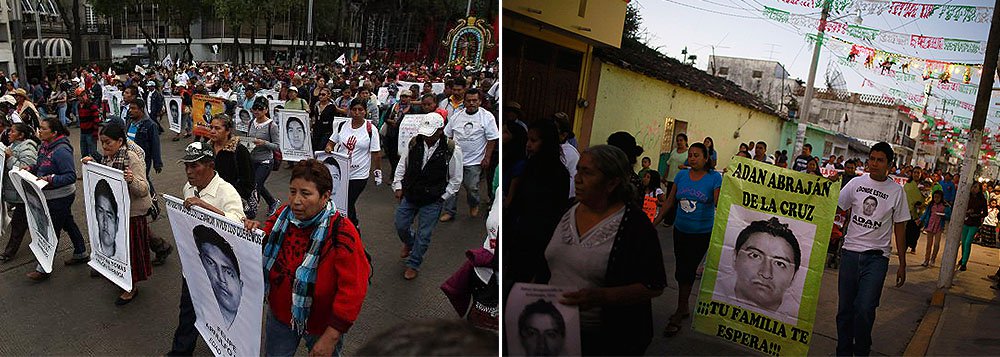 Os pais dos 43 estudantes desaparecidos, no fim de setembro, no Sul do México, pediram ao Senado que suspenda as eleições legislativas de junho de 2015 no estado de Guerrero, onde os jovens desapareceram; "Não podemos organizar eleições com 42 desaparecidos que têm de ser encontrados", declarou Vidulfo Rosales, advogado dos pais