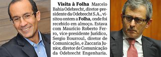 Alvo da Operação Lava-Jato, por ter sido acusada de pagar uma propina de US$ 23 milhões a Paulo Roberto Costa, a Odebrecht iniciou um trabalho de contenção de danos; ontem, o dono da empreiteira, Marcelo Odebrecht, procurou o empresário Otávio Frias Filho, da Folha de S. Paulo, para tentar se blindar; foi a Folha quem revelou o trecho da delação premiada que atinge a construtora baiana; falta apenas combinar com o juiz Sergio Moro, do Paraná, que pretende também alcançar os corruptores