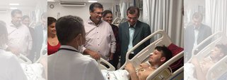 Governador do Maranhão, Flávio Dino anunciou a implantação da central única de regulação, que permitirá maior eficiência ao atendimento na área da saúde do Estado; o anúncio foi feito ao lado do secretário de Estado de Saúde, Marcos Pacheco, durante visita às instalações do Hospital Dr. Carlos Macieira (HCM), que está inserido no processo de regulação única, assim como as demais unidades estaduais; "A rede estadual de saúde agora é de todos. Pacientes oriundos da rede municipal de saúde não são mais rejeitados na rede estadual e os sistemas trabalham em parceria", afirmou
