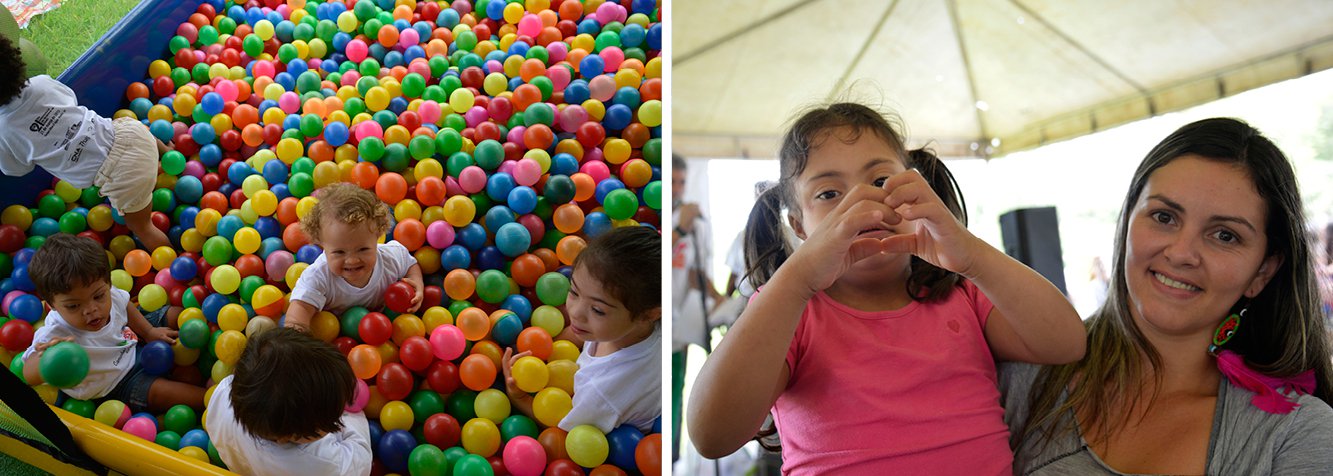 Evento em comemoração ao Dia Internacional da Síndrome de Down, realizado no Parque Olhos D'água, teve como objetivo colocar as demandas das famílias que têm integrantes com Síndrome de Down na agenda do poder público; segundo o IBGE, o Brasil possui cerca de 300 mil pessoas portadoras da síndrome, que pode atingir 1 entre 800 a 1.000 recém-nascidos