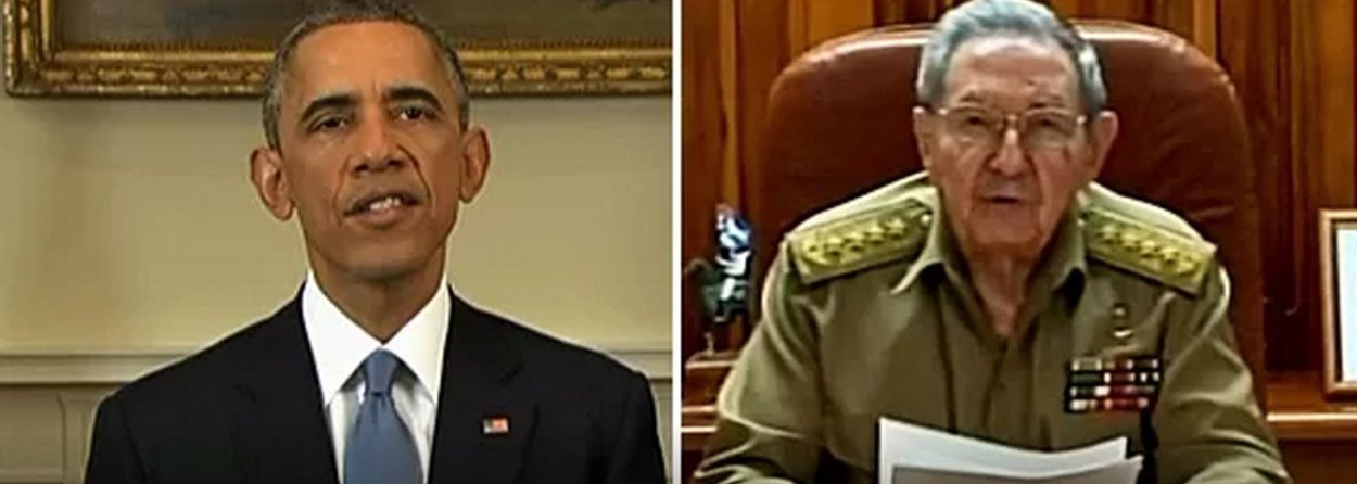 Presidentes dos EUA e de Cuba fazem anúncio histórico ao revelar medidas de aproximação depois de 53 anos de ruptura diplomática; "Começamos um novo capítulo nas histórias dessas duas nações das Américas", disse Barack Obama, em discurso na Casa Branca; é preciso "soltar as amarras do passado", acrescentou o presidente, que prometeu conversar com o Congresso sobre a suspensão do embargo à ilha; Raúl Castro disse reconhecer as "profundas diferenças" entre os dois países, antes de completar: "Reafirmo nossa vontade de dialogar"; serão abertas embaixadas nas respectivas capitais; Obama e Castro discutiram ontem as mudanças em conversa telefônica que durou quase uma hora