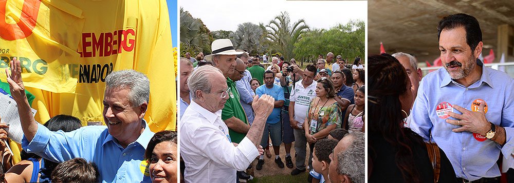 Na última sexta-feira antes da votação do primeiro turno, a estratégia adotada pelos candidatos ao governo do Distrito Federal é promover o contato direto com o público. São menos de 48 horas para falar, ouvir e se fazer lembrar pelos eleitores nas ruas. Por isso, na agenda dos candidatos para hoje predominam as caminhadas e reuniões com grupos comunitários