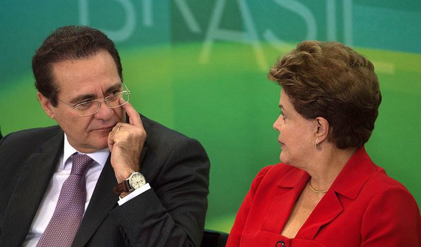 Fernando Britto, do Tijolaço, diz que citação em lista de Rodrigo Janot ao STF está por trás do afrontamento público do presidente do Senado, Renan Calheiros contra a presidenta Dilma Rousseff: "Renan acha que estamos ainda nos tempos de Sarney e FHC, quando um presidente estalava os dedos e um processo parava? Dilma avisou para quem quisesse ouvir e fez muito bem: que estiver na roda, roda…"