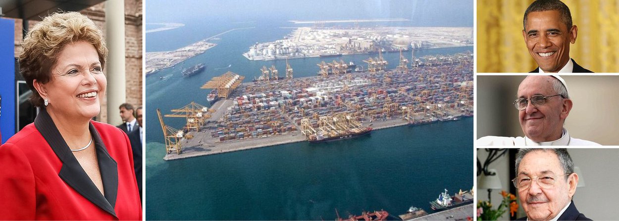 No contexto do reatamento diplomático entre Estados Unidos e Cuba, porto nas proximidades de Havana ganha potencial para se tornar via rápida de exportações brasileiras para a maior economia do mundo; BNDES financiou US$ 800 milhões para a sua construção, feita pela Odebrecht Infraestrutura com apoio de mais de 400 empresas nacionais; "algo que foi criticado durante toda a campanha, esse porto agora mostra toda a sua importância estratégica para a região e o Brasil, em razão da proximidade com os Estados Unidos", saudou a presidente Dilma Rousseff, em Buenos Aires, durante reunião do Mercosul; presidentes Barack Obama e Raúl Castro contaram com a intermediação do papa Francisco para chegar ao acordo