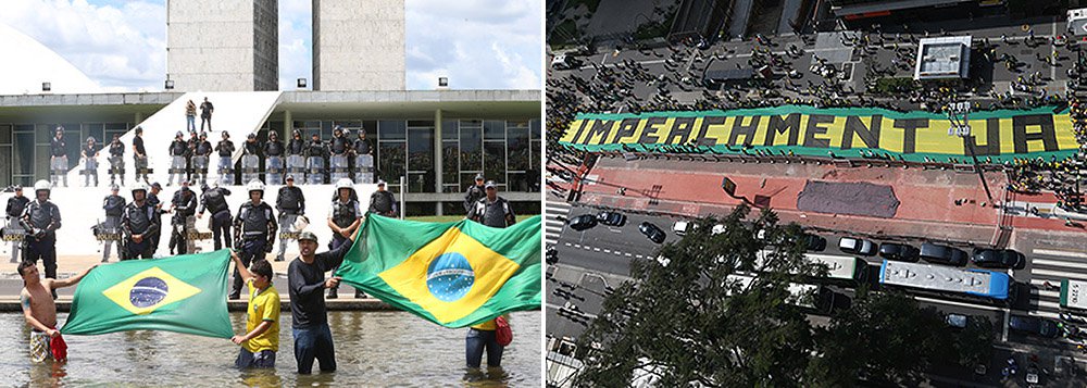 "É difícil negar que as manifestações de ontem foram um fracasso" porque "ninguém convoca um segundo protesto imaginando que ele será menor do que o primeiro", analisa Paulo Moreira Leite, diretor do 247 em Brasília; os números que apontaram menos da metade das pessoas protestando contra o governo indicam que "a melodia agressiva que dominou as redes sociais em março já não era ouvida ontem", diz; resultados também "ensinam", segundo PML, "que a oposição não foi capaz de transformar o impeachment numa causa realmente popular", apesar do "engajamento contínuo dos grandes meios de comunicação", que "mais uma vez tentaram dar às manifestações um caráter dramático e decisivo"