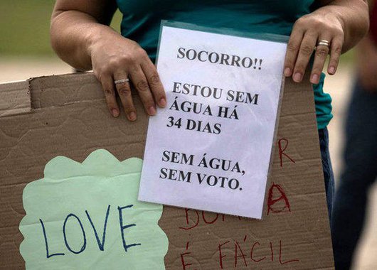 O racionamento já vem sendo praticado há muito tempo. Mas só para os locais onde há uma grande concentração de pessoas pobres