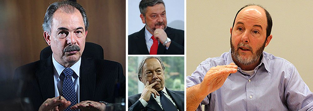 Na esquerda, Aloizio Mercadante, o economista mais enfático do PT, assume frente econômica da reeleição; do outro lado, já nomeado ministro da Fazenda por Aécio Neves, Armínio Fraga, pelo PSDB, rasga elogios ao modelo do ex-ministro Antonio Palocci, que brilhou no governo Lula e caiu no de Dilma Rousseff, para contar o que pretende fazer: "Não seria muito diferente, Palocci fez uma belíssima gestão"; avanços sociais e desconstrução dos tempos de Pedro Malan, quando Fraga subiu juros a 45%, estão na pauta de Mercadante para contra-atacar; primeiros movimentos de Fraga são suaves; "trazer a inflação para a meta em um ano seria muito sacrifício", diz ele hoje; quem vai vencer esse debate central da eleição?