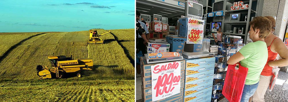 Pelo Índice de Atividade Econômica regional do Banco Central, considerado uma prévia do Produto Interno bruto (PIB), agricultura e varejo ajudaram os Estados nordestinos, enquanto a indústria foi a grande responsável pela queda de São Paulo, Minas Gerais e Rio de Janeiro; enquanto a região obteve um crescimento de 3,7% em 2014 sobre 2013, o Sudeste amargou recessão de 0,8% no mesmo período 