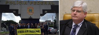 Os delegados federais realizam, nesta quarta-feira (6), um ato de desagravo contra os cortes no orçamento da PF e, também, contra a ação do procurador-geral da República, Rodrigo Janot, que, segundo a Associação Nacional dos Delegados da Polícia Federal (ADPF), tem dificultado a ação dos agentes federais nos inquéritos ligados a Operação Lava Jato que tramitam no Supremo Tribunal Federal (STF)
