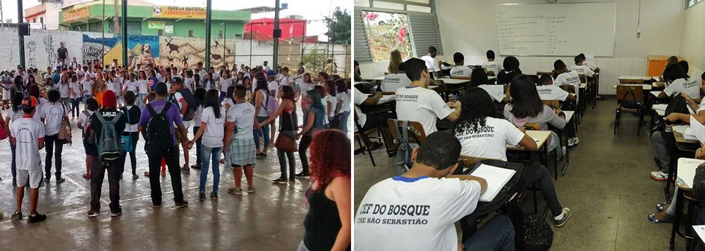 Após a difícil negociação entre professores e governo do Distrito Federal para a retomada das atividades, as aulas começam para os 470 mil alunos matriculados na rede pública de ensino; o calendário oficial previa o início do ano letivo para o último dia 23, porém a data foi adiada por causa da paralisação da categoria, que não concordam com o parcelamento dos benefícios trabalhistas — como férias e 13º salário; as equipes de policiamento receberão reforço; além dos cerca de 430 homens, o Batalhão Escolar da Polícia Militar do DF contará com mais 300 policiais com o objetivo de apoiar as unidades diárias