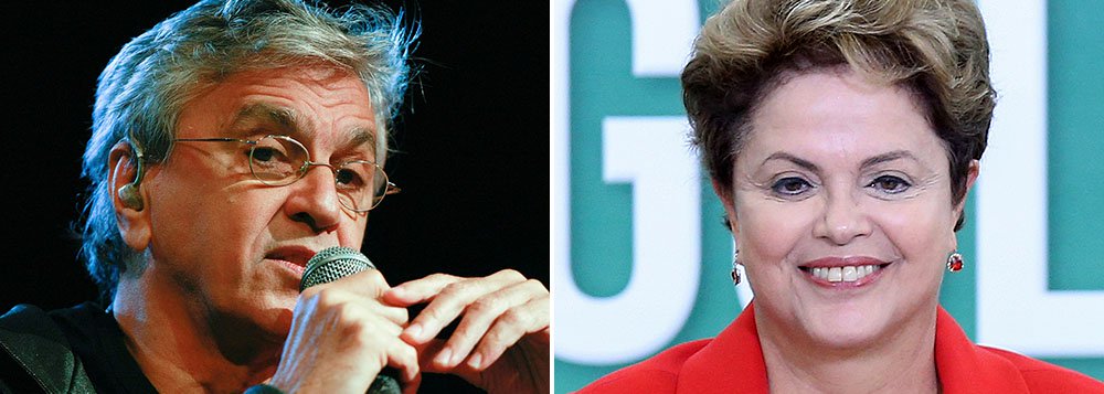 Um dos maiores entusiastas da campanha de Marina Silva à Presidência no primeiro turno das eleições, o cantor Caetano Veloso agora declara voto na presidente Dilma Rousseff: “Acho Aécio bom candidato e gosto dele. Mas prefiro Dilma agora”; presidente também conquistou o apoio de outros ícones da MPB: Gilberto Gil e Chico Buarque 