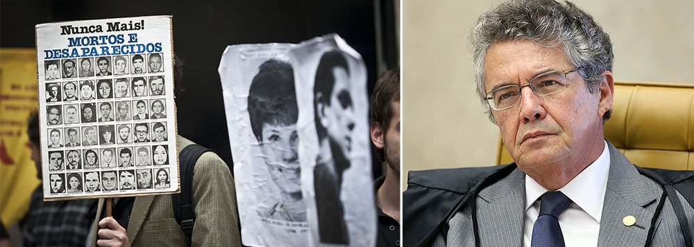 Em entrevista à coluna da jornalista Sonia Racy, o ministro Marco Aurélio Mello, do Supremo Tribunal Federal, decidiu antecipar sua posição em relação ao pedido que será apresentado nesta semana pela Comissão Nacional da Verdade, em seu relatório final, para revisão da Lei de Anistia; “Tecnicamente, não vejo qualquer fórmula ou instrumento para se chegar a essa revisão. A decisão do Supremo foi definitiva – e não há como vislumbrar uma virada de mesa”, disse Mello