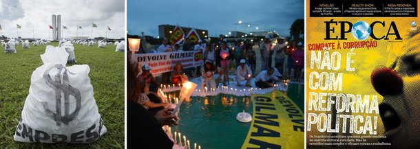 Grupo Globo, dos irmãos Marinho, assumiu sua posição em relação à reforma política e ao fim do financiamento empresarial de campanha: é radicalmente contra; posição foi explicitada em capa da revista Época deste fim de semana; o argumento é que se pode combater a corrupção fortalecendo órgãos como Polícia Federal, Ministério Público e outros que, na prática, já estão fortalecidos; Globo finge desconhecer que a raiz de todos os escândalos de corrupção no Brasil é o financiamento privado da política, como demonstram os casos da Petrobras, do metrô de São Paulo e tantos outros