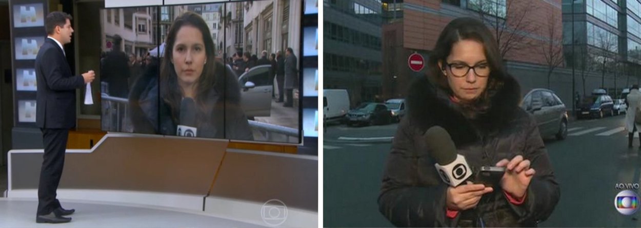 Cecília Malan, filha do ex-ministro da Fazenda Pedro Malan, sumiu da cobertura sobre o atentado terrorista em Paris após ter cometido gafes e virado alvo de críticas na internet; ela demonstrava nervosismo no ar e tomou um grande susto ao vivo ao presenciar um tiroteio