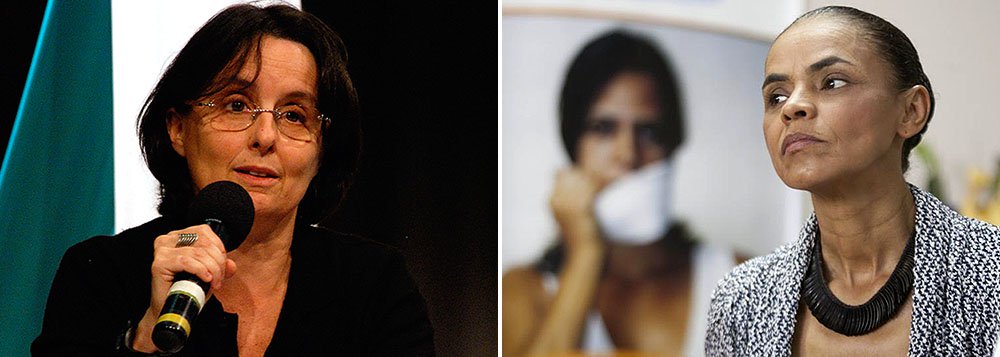 Laura Capriglione decreta a “morte” de Marina Silva no domingo, 12 de outubro de 2014, “depois de lenta agonia”, no dia em que formalizou seu apoio ao presidenciável tucano Aécio Neves: 'Ela preferiu juntar-se a forças bem conhecidas dos brasileiros: Que criminalizam os movimentos sociais; que atentam contra a liberdade de imprensa; que são apoiadas pela chamada “Bancada da Bala”, por Silas Malafaia e por Marcos Feliciano'