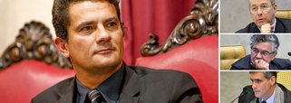 Tese defendida pelo juiz Sergio Moro, de que réus condenados em primeira instância devem ser mantidos presos, é agora alvo de juristas, depois que advogados a consideraram "inconstitucional"; o ministro Celso de Mello, do STF, considera a medida "inaceitável, insuportável, um retrocesso inimaginável", pois significaria "extinguir a presunção de inocência"; Marco Aurélio Mello reconhece a morosidade da Justiça, usada como argumento para a medida, mas afirma que a solução é "afastar a morosidade para ter a culpa formada e o princípio da presunção de inocência mantido"; já para o ministro Rogério Schietti Cruz, do STJ, com base na Constituição brasileira, não há como se falar em antecipação da execução da pena