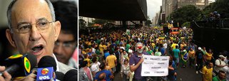 “Não se enganem. O monopólio da mídia não será quebrado apenas nas redes sociais. Isso é uma ilusão”, disse o presidente do PT, Rui Falcão; ele citou o caso de 'manipulação' do número de participantes na manifestação de domingo em São Paulo e afirmou que “a quebra de monopólio deve ser feita por meio de uma nova política de anúncios para os veículos da grande mídia”