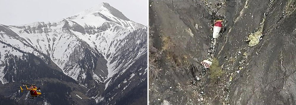 Maioria das vítimas do acidente de ontem com o Airbus A320, que ia de Barcelona (Espanha) a Dusseldorf (Alemanha), é de nacionalidade espanhola e alemã, informaram as autoridades francesas nesta quarta-feira 25