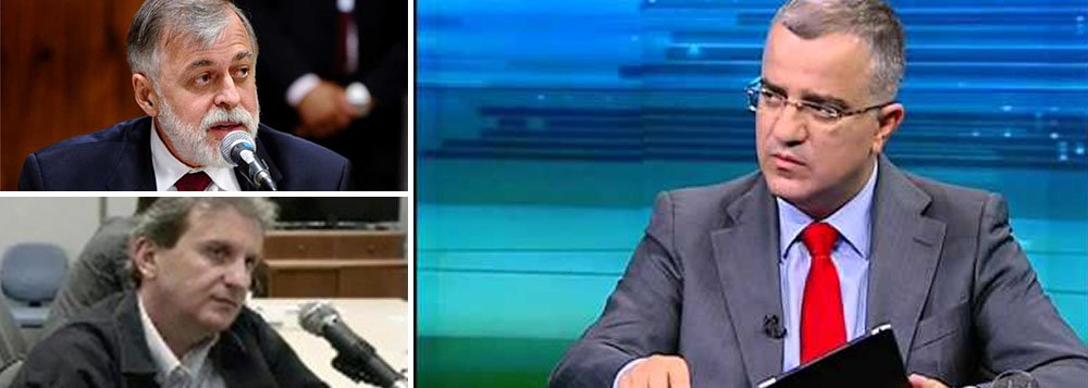 “Leitura política: o crime não compensa, mas a delação sim”, afirma o colunista Kennedy Alencar; delatores Paulo Roberto Costa e Alberto Youssef foram beneficiados com regimes mais brandos por terem contribuído com as investigações