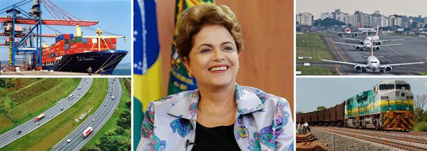 Números ainda não estão fechados, mas estima-se que o novo pacote de concessões do governo federal, debatido ontem em reunião ministerial, possa chegar a R$ 150 bilhões, com novos leilões de aeroportos, portos, estradas e ferrovias; devem entrar no plano aeroportos de Porto Alegre, Curitiba, Recife e Fortaleza; com as concessões ao setor privado, governo espera reativar a economia no momento em que o setor de construção foi duramente atingido pela Operação Lava Jato