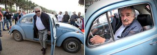 José Mujica se despediu do poder neste domingo no Uruguai da mesma forma única com a qual ganhou popularidade entre seus compatriotas e em todo o mundo, voltando para casa em seu inconfundível Volkswagen Fusca azul claro; "De minha parte, digo muito obrigado por tudo o que o povo uruguaio me deu. Tive a imensa honra de contar com a sorte com ele", acrescentou o agora ex-presidente