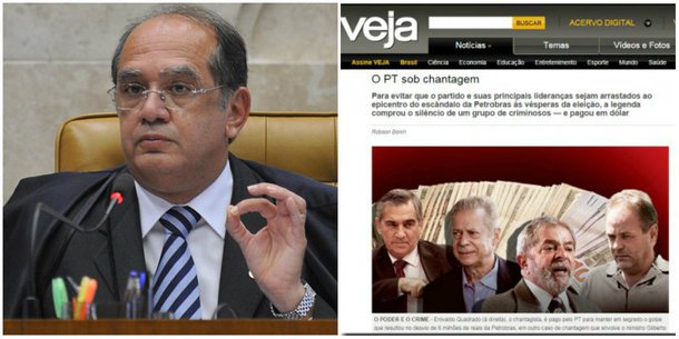 Editora Abril tenta reverter no STF votação de 7 a 0 no TSE que concedeu direito de resposta ao PT, após reportagem em que a revista Veja fez acusações, mas não apresentou provas contra o partido; editora alega "cerceamento à liberdade de expressão"; reclamação está nas mãos do ministro Gilmar Mendes