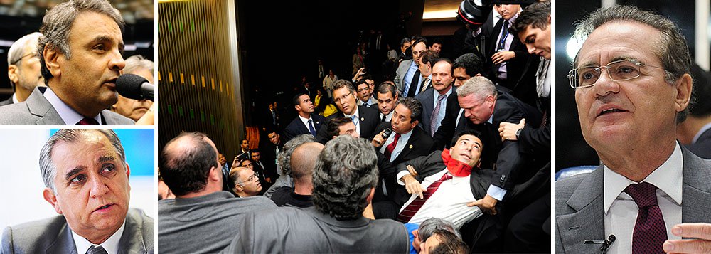 "Se amanhã você abrir as portas da galeria, você vai ter centenas de pessoas querendo participar. A população brasileira acordou", disse ele; ontem sessão que votaria o novo cálculo fiscal foi adiada depois que manifestantes insultaram parlamentares; "Esse caso é único na história do Congresso Nacional, 26 pessoas presumivelmente assalariadas obstruíram os trabalhos", afirmou o senador Renan Calheiros (PMDB-AL), dizendo ainda que a convocação foi feita pelo deputado Izalci Lucas (PSDB-DF)