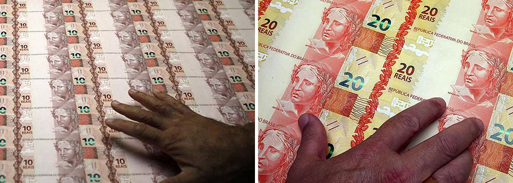 A Polícia Federal investiga uma ex-servidora do Banco Central e um ex-funcionário de uma empresa terceirizada por desvio de cédulas que seriam destruídas em outubro de 2013