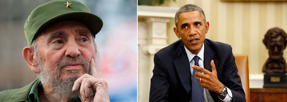 “Cooperaremos com prazer com as autoridades norte-americanas nessa tarefa, e não na busca pela paz entre os dois Estados que durante tanto anos têm sido adversários, mas sim, em qualquer caso, pela paz para o mundo, um objetivo que pode e deve ser tentado”, escreveu Fidel Castro, em artigo publicado neste sábado