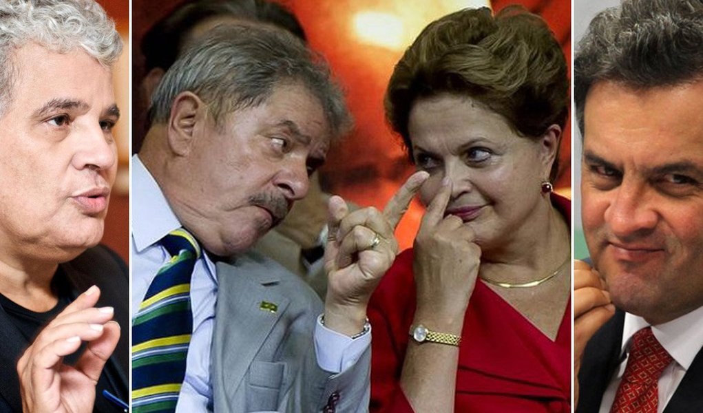 Para ex-presidente, fato de Aécio estar em ascensão nas pesquisas, ter melhor estrutura partidária e capacidade de arrecadação não fazem dele um candidato mais difícil de ser batido em um eventual segundo turno; segundo o jornalista de O Globo, Lula teria dito a Rui Falcão que o PT tem a expertise em combater o PSDB e já teria a campanha pronta, não utilizada no primeiro turno porque o adversário passou a ser Marina