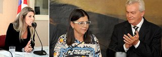 Ex-chefe da Casa Civil do governo Roseana Sarney (PMDB), Anna Graziella Costa responsabilizou o presidente da Assembleia e ex-governador relâmpago, Arnaldo Melo (PMDB), pelo rombo de mais de R$ 1,1 bilhão deixados como dívida para o sucessor, Flávio Dino (PCdoB); "Até quando ainda estávamos no governo, todas as contas estavam pagas e com R$ 2 bilhões em caixa", disse Graziella; Arnaldo Melo devolveu a culpa para a Roseana; "As receitas previstas para dezembro foram menores que as esperadas", disse; atual gestão estadual determinou contingenciamento de 30% do custeio para garantir economia de R$ 800 milhões até o fim do ano