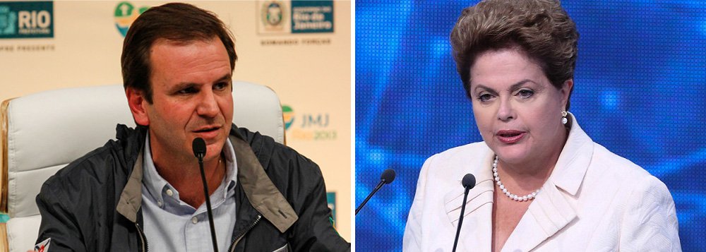 Prefeito do Rio pediu que a presidente "delete da alma" o movimento 'Aezão', no estado, e aja para reunificar o PMDB em torno dos projetos do governo; "Tem que olhar assim: por que cargas d'água este sujeito não me apoiou? E aí resolver. O governo precisa montar maioria em uma base superfragmentada e um jogo político muito mais difícil do que era no passado", opinou; Eduardo Paes se coloca como "candidato natural" ao governo do Estado em 2018, defende candidatura própria do partido à Presidência e diz que o PMDB cumpre o seu papel de "criar freios para determinados movimentos"