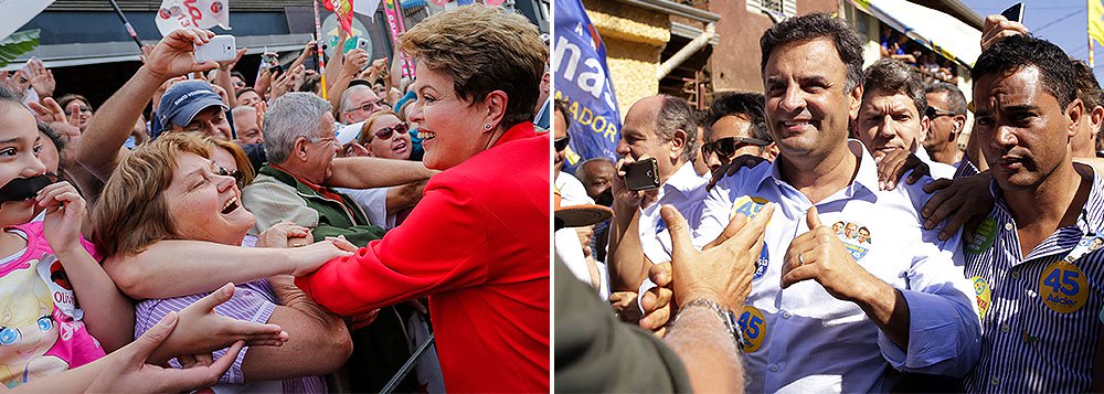 Presidente Dilma Rousseff (PT) venceu em 15 Estados e obteve 38% dos votos gerais de nove Estados nordestinos; no Piauí, ficou com a preferência de 70,8% dos eleitores; já Aécio Neves (PSDB) liderou em 10 e alcançou a virada contra Marina Silva (PSB) com vitória folgada em São Paulo, o maior colégio eleitoral do país, com 44,5%; melhor desempenho obtido foi em Santa Catarina, com 52,9%