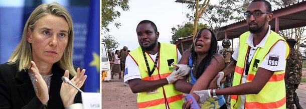 "A UE reitera o seu compromisso em apoiar o governo e o povo quenianos para vencer a ameaça terrorista”, indicou em comunicado a chefe da diplomacia europeia, Federica Mogherini, considerando “importante que cada um faça a sua parte”; nessa quinta-feira, 2, ataque dos radicais islâmicos somalis do grupo Shebab contra estudantes da Universidade de Garissa causou 147 mortes