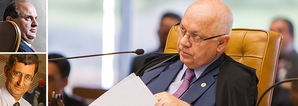 Ministro Teori Zavascki, relator dos casos da Operação Lava Jato no Supremo Tribunal Federal (STF), descartou argumento da defesa de Dalton dos Santos Avancini e João Ricardo Auler, da Camargo Corrêa; advogados apontavam similaridade entre o caso deles e o do ex-diretor da Petrobras Renato Duque, que teve liberdade confirmada pela 2ª Turma do STF no último dia 10; Teori afirmou, no entanto, que a situação de Duque se fundamentou na presunção de fuga, enquanto eles tiveram prisão preventiva decretada com base na "gravidade concreta" do delito praticado