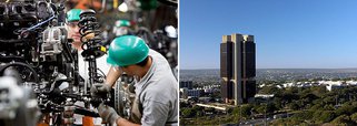 O Índice de Atividade Econômica do Banco Central (IBC-Br), considerado espécie de sinalizador do PIB, caiu 0,26% em outubro na comparação com setembro, num resultado inesperado, informou o BC nesta segunda-feira; em setembro, o indicador havia subido 0,26 por cento sobre o mês anterior; analistas esperavam alta mensal de 0,20%