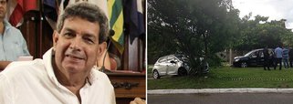 Policiais da Divisão de Homicídios de Niterói, São Gonçalo e Itaboraí (DHNSGI) prenderam Otacílio Barros de Lima, 20 anos, um dos suspeitos de matar o ex-vereador Carlos Alberto Magaldi (SDD), de 67 anos, em uma tentativa de assalto; o suspeito foi encontrado no Morro do Castro; de acordo com a polícia, Arielton de Aguiar Faria, outro envolvido no assassinato, está foragido da Justiça