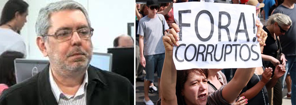 Colunista Ricardo Melo afirma que, diante das novas acusações de corrupção na Petrobras e em Furnas envolvendo tucanos, presidente Dilma Rousseff deve levar adiante a proposta lançada após junho de 2013, como alternativa popular para uma reforma política verdadeira; ele afirma que só o povo pode cobrar mudanças, 'num país em que um ministro do Supremo (em referência a Gilmar Mendes) se dá o direito imperial de bloquear um mísero projeto de purificação do financiamento eleitoral'