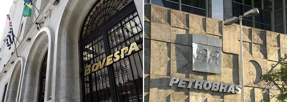 As ações da Petrobras estão registrando alta de mais de 3% na sessão desta terça-feira, 3, da Bovespa; ações preferenciais subiam 3,29%, a R$ 9,71, às 10h39; enquanto os papéis ordinários tinham alta de 3,44%, a R$ 9,60 no mesmo horário; dólar era negociado às 11h15, com alta de 0,72%, a R$ 2,912, maior patamar desde 14 de setembro de 2004