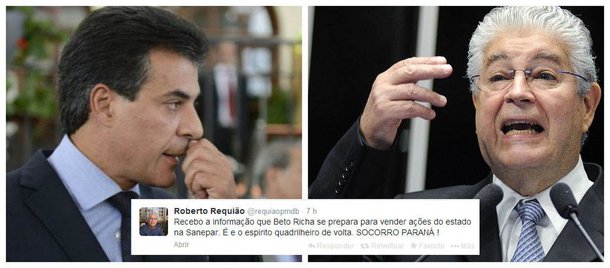 Senador Roberto Requião (PMDB) está ajuizando uma Ação Popular para impedir que o governador Beto Richa (PSDB) ofereça ações da Sanepar como garantia de obrigações contratuais em Parcerias Público-Privadas; segundo o parlamentar, que pede liminar para sustar a manobra, trata-se de uma iniciativa ilegal e se configura, na prática, a privatização da estatal