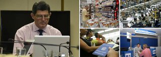 Em bate-papo com internautas no Facebook, ministro da Fazenda reforça que o Banco Central está "atento e vai continuar cuidando" para manter o controle da inflação; Joaquim Levy admitiu a possibilidade de rever impostos, "até porque alguns foram reduzidos", mas apenas depois de "esgotar outras possibilidades"; o chefe da economia também afirmou que o objetivo das mudanças nas regras dos benefícios é "evitar algumas distorções" e usou as expressões "acertar algumas coisas" e "arrumações" para o Brasil retomar o crescimento