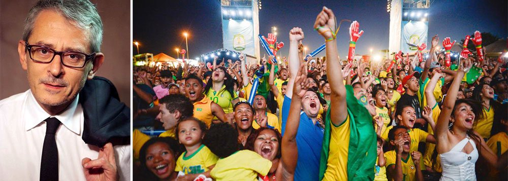 Ao comentar pesquisa Datafolha que legitima a aprovação da Copa do Mundo no Brasil entre os estrangeiros, jornal de Otavio Frias prioriza ‘descumprimento do cronograma’, embora reconheça que “sucesso do Mundial, dentro e fora de campo, pode fazer fluxo de turistas aumentar ainda mais”