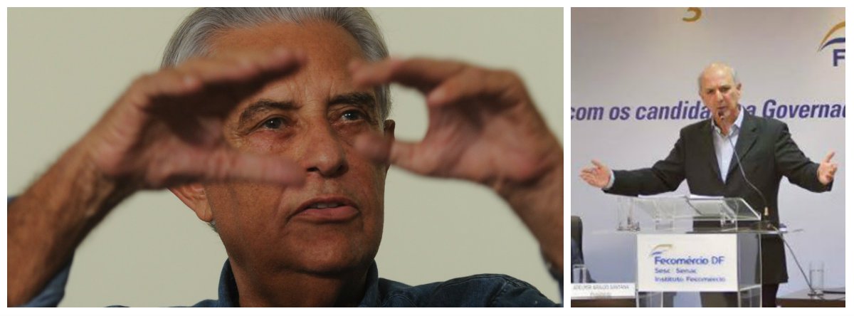 Fora das eleições por motivos de saúde, ex-governador do DF grava aplica seu capital politico na gravação de inserções para o horário eleitoral e, diante das câmeras, pede especialmente por sua esposa, Weslian, que segundo ele o representará no Senado