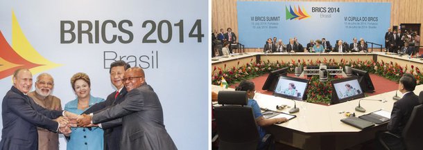 Em discurso durante a sessão plenária da 6ª cúpula dos Brics, que reúne líderes de Brasil, Rússia, Índia, China e África do Sul, em Fortaleza (CE), presidente diz que os países do bloco "são essenciais para a prosperidade do planeta"; "Fomos responsáveis pela mitigação dos efeitos da crise financeira global, e pelo sustentado crescimento da economia mundial", afirmou; mais cedo, Dilma Rousseff ressaltou avanço a ser obtido com criação do Novo Banco de Desenvolvimento, que terá fundo inicial de US$ 100 bilhões; "O banco vai contribuir com recursos para garantir investimentos em infraestrutura", disse; sede do Banco será em Xangai e primeiro presidente será indiano, anunciou a presidente