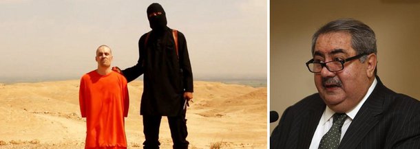 Ministro das Relações Exteriores do Iraque, Hoshiyar Zebari, fez um apelo à comunidade internacional nesta quarta-feira pedindo apoio ao país contra militantes do Estado Islâmico, depois que o grupo radical divulgou um vídeo supostamente mostrando a decapitação de um jornalista norte-americano sequestrado na Síria; vídeo, intitulado "Uma mensagem aos Estados Unidos", foi publicado nas redes sociais