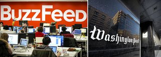 BuzzFeed consegue aporte de US$ 50 milhões e atinge valor de mercado de US$ 850 milhões, ultrapassando até o centenário “Washington Post”, que foi comprado por US$ 250 milhões em agosto de 2013 por Jeff Bezos, fundador da Amazon