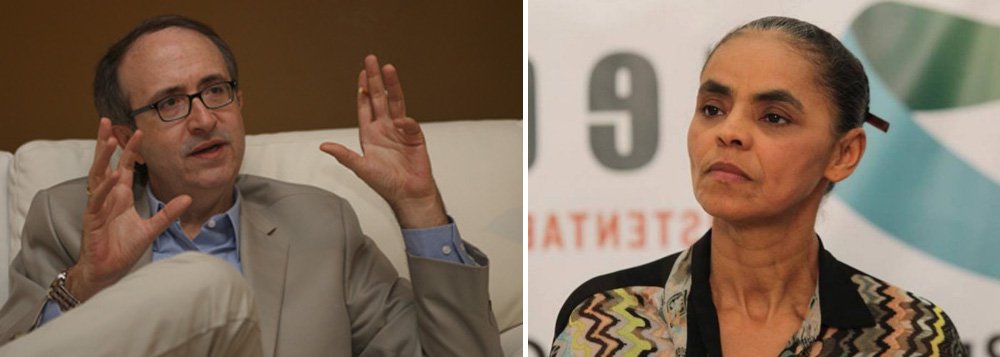 Blogueiro de Veja chama de "fábula de Esopo" a dupla formada por Marina Silva e Neca Setúbal, sócia do Itaú: "A Socialista e a Banqueira"?; em resposta aos que defendem que Marina Silva é melhor que Dilma, afirma: "nem tudo o que não é PT me serve. E me serve menos ainda algo que, sob certos aspectos, pode ser ainda pior"